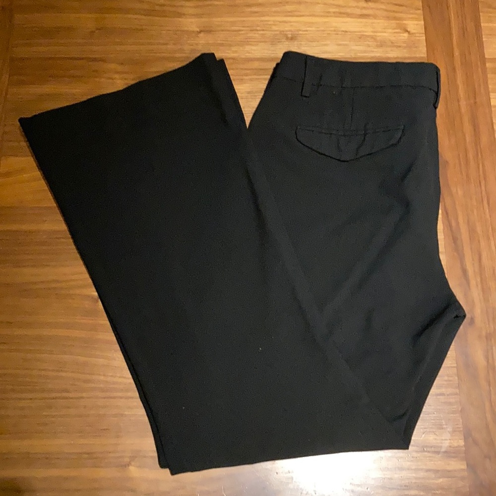 Modern bootcut black Gap pants, 10A